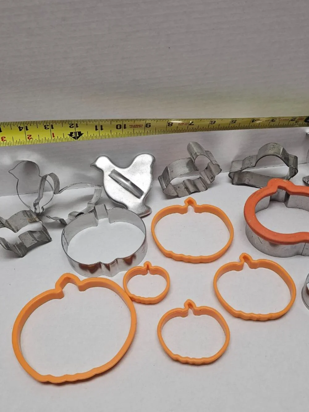 Multi Lot Shape Size Cookie Cutters Pumpkin Chick Duck Rabbit Fish Penguin +